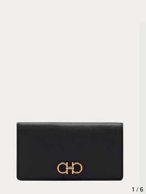 Ferragamo Gancini Leather Wallet